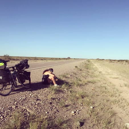 Suzie in the Pampas